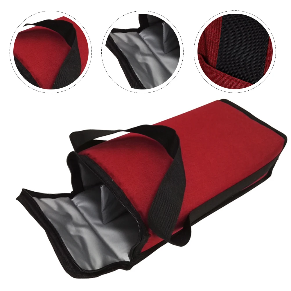 

Wine Bottle Bag Sturdy Reusable Oxford Fabric Wine Pouch with Strong Bearing Capacity Perfect for Picnic Trip and Gifting