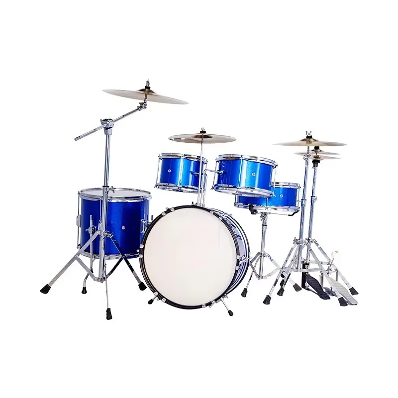 

Children's Jazz Drum Set Lifting Professional Drum Percussion Instrument Foldable Portable Easy Rack