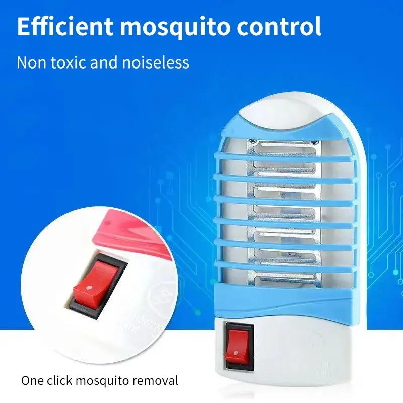 Mosquito Killer Lamp Electric LED Fly Trap Zapper  Killer Repellent Plug Home Bedroom Mute Anti Mosquito Lamp