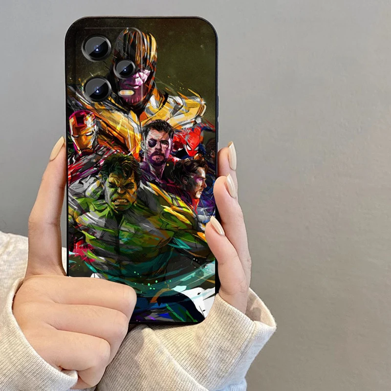 Marvel Avengers Doctor Strange For Xiaomi Redmi Note 13 12R 12 12S Turbo 11 11T 11S 10 10S Pro Plus 5G Black Cover Phone Case