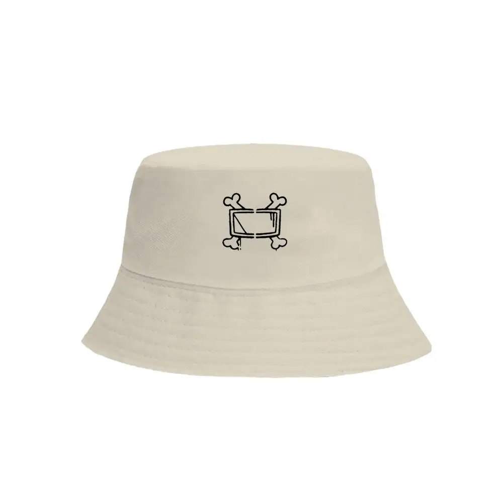 นักฆ่าอนินทรีย์ฆาตกรรม Drones อะนิเมะพิมพ์หมวกชาวประมงแฟชั่นผู้ชายและผู้หญิง Universal หมวกบังแดด