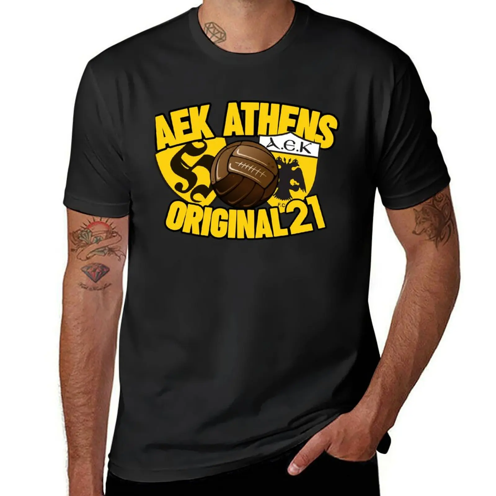 

AEK ATHENS - ORIGINAL 21 T-Shirt oversized baggy shirts summer shirt sweat shirts, men