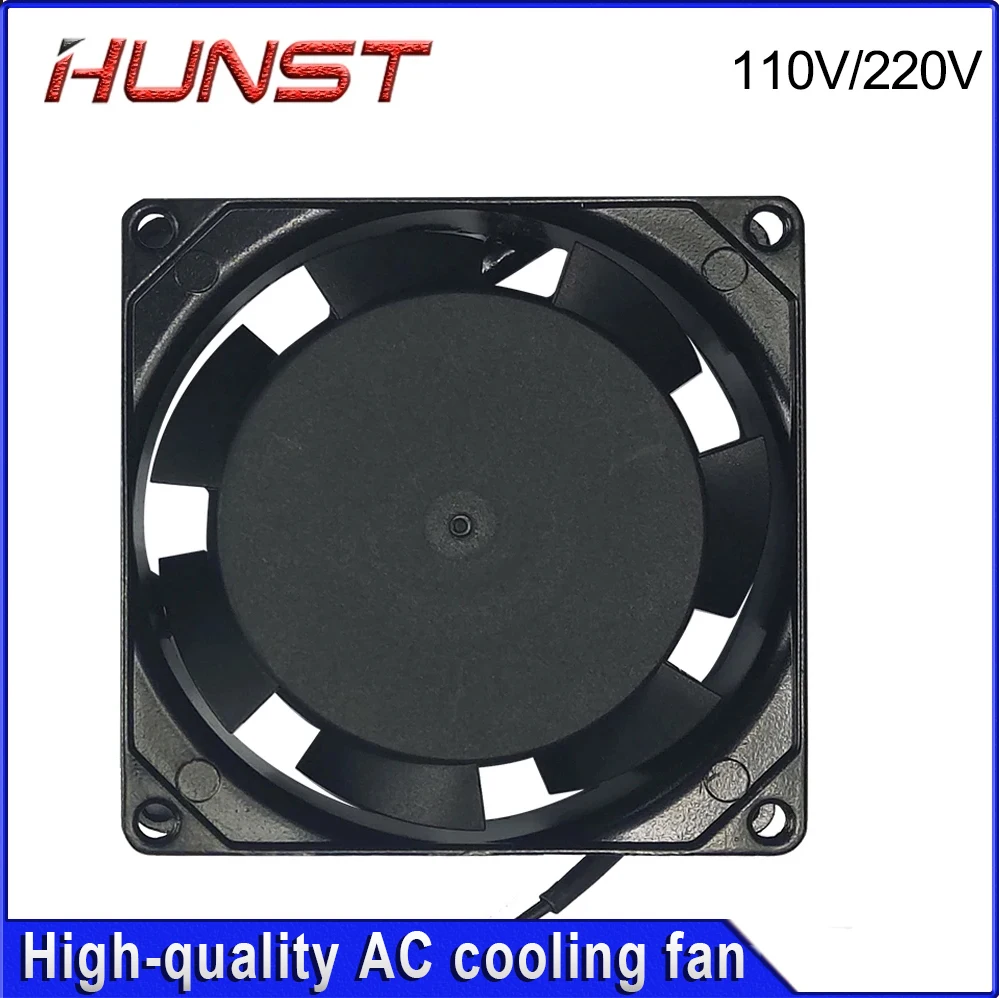Hunst عالية الجودة مروحة التبريد إطار معدني من الألومنيوم GN12038HA 120*120*38 مللي متر GN8025HA 80*80*25 مللي متر 110/220 فولت التيار المتناوب 0.14/0.07A #3