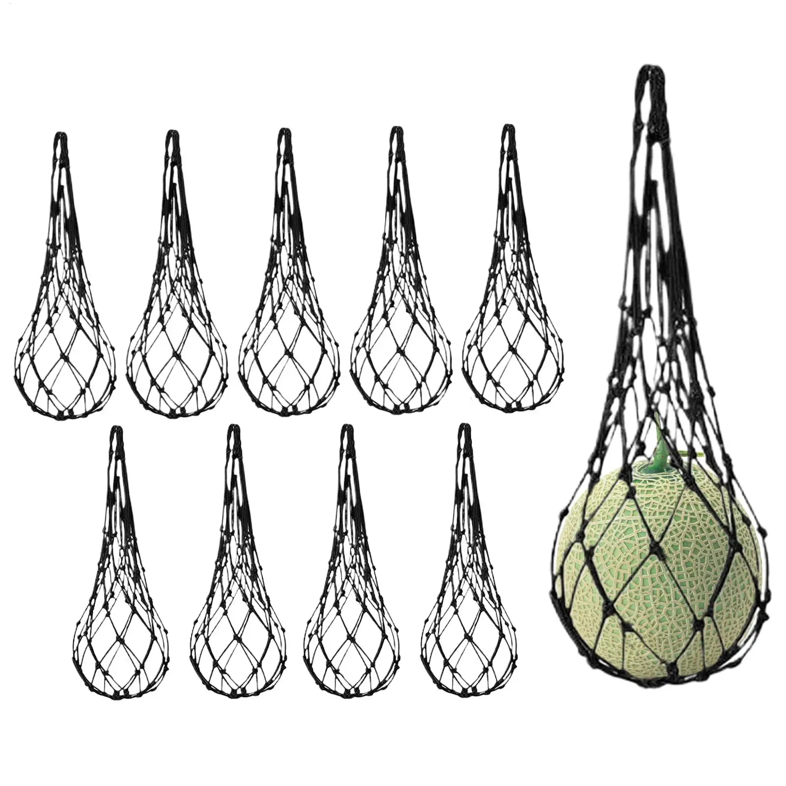 Watermelon Sling Growing Support Netting Planting Protection 10-Piece Fruit Sling Watermelon Bags for Garden Gardening Harvest