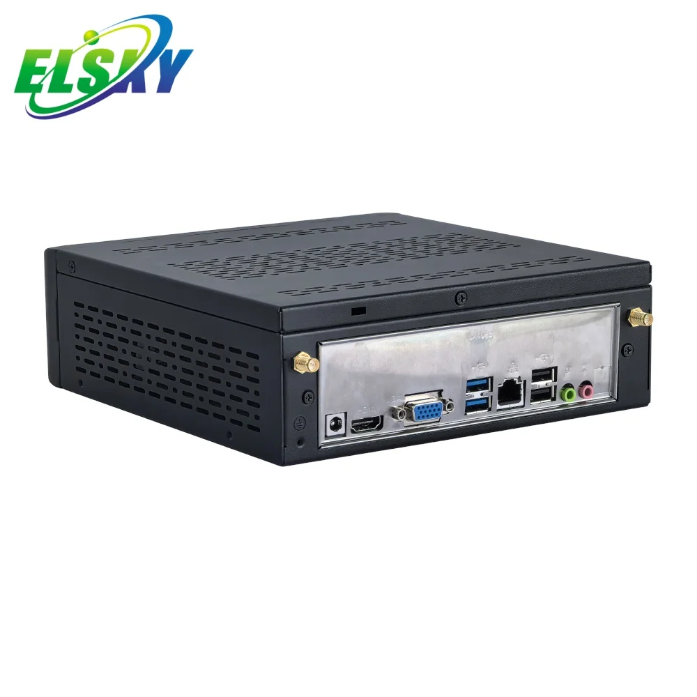 Support Elkhart Lake Celeron Processor J6412 Mini PC with Registered Jack 11 RJ11 Cash Drawer