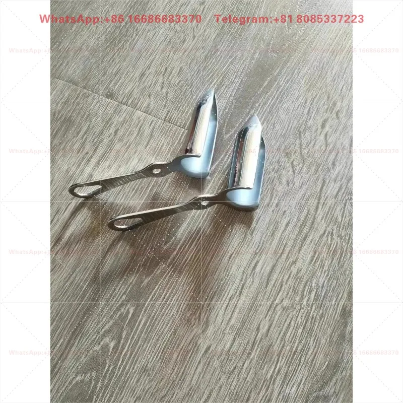 C-Type Single Handle Anoscope Anorectal Instrument Retractor Stainless Steel Anal Peep Dilation Retractor for Medical Use