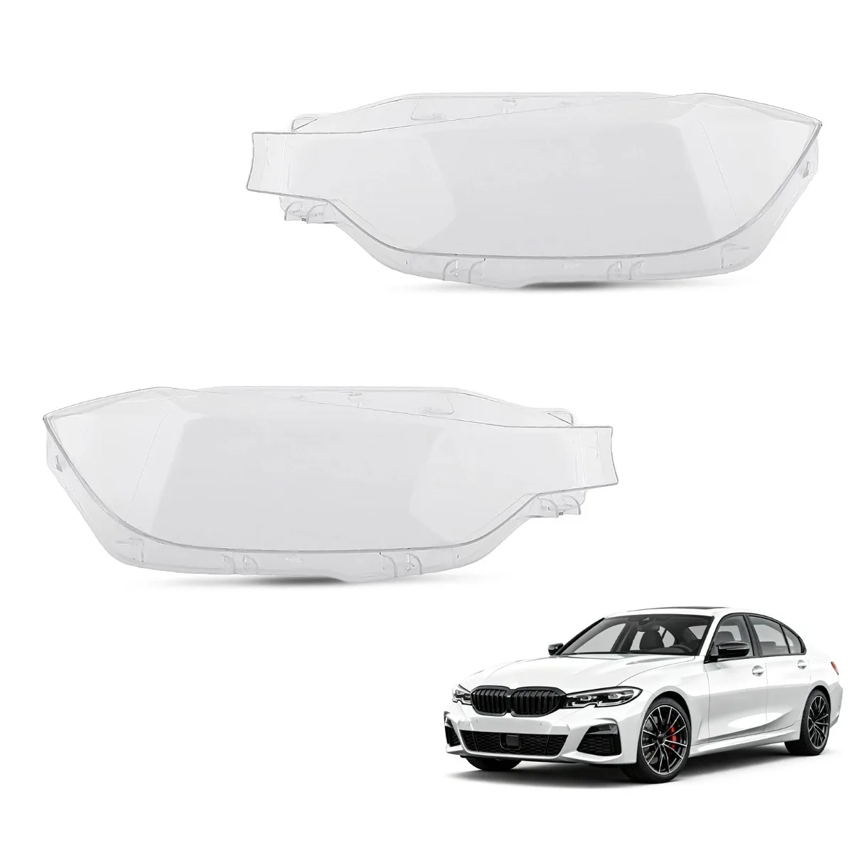 bmw-f30-f31-3シリーズ-16～2018年式-左-右-車用ヘッドライトレンズガラス-ランプシェード-ledヘッドランプレンズカバー-6311741963063117419622