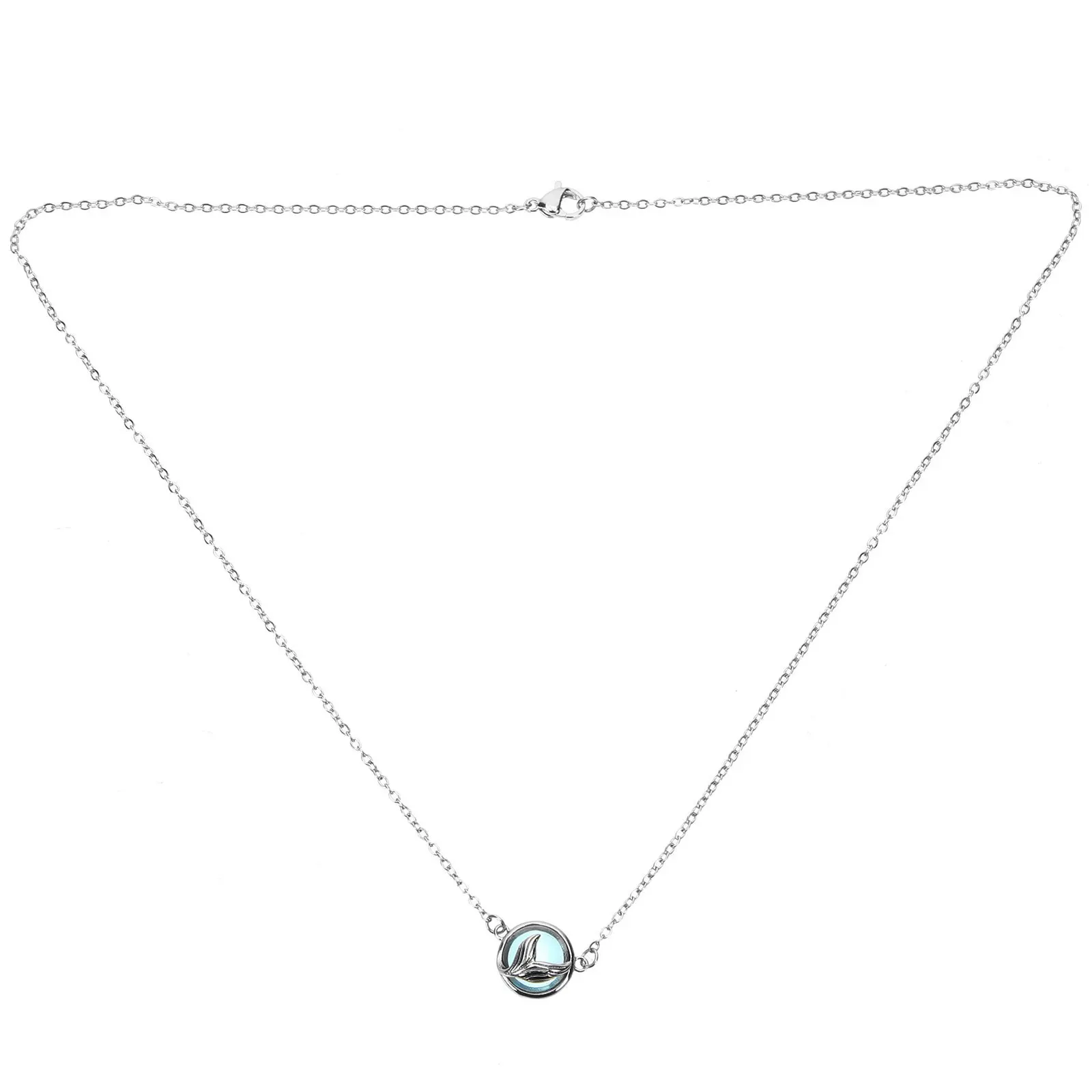 

Mermaid Tail Necklace for Women Elegant Fish Tail Pendant Clavicle Chain Fine Craftsmanship Lightweight Comfortable Beach