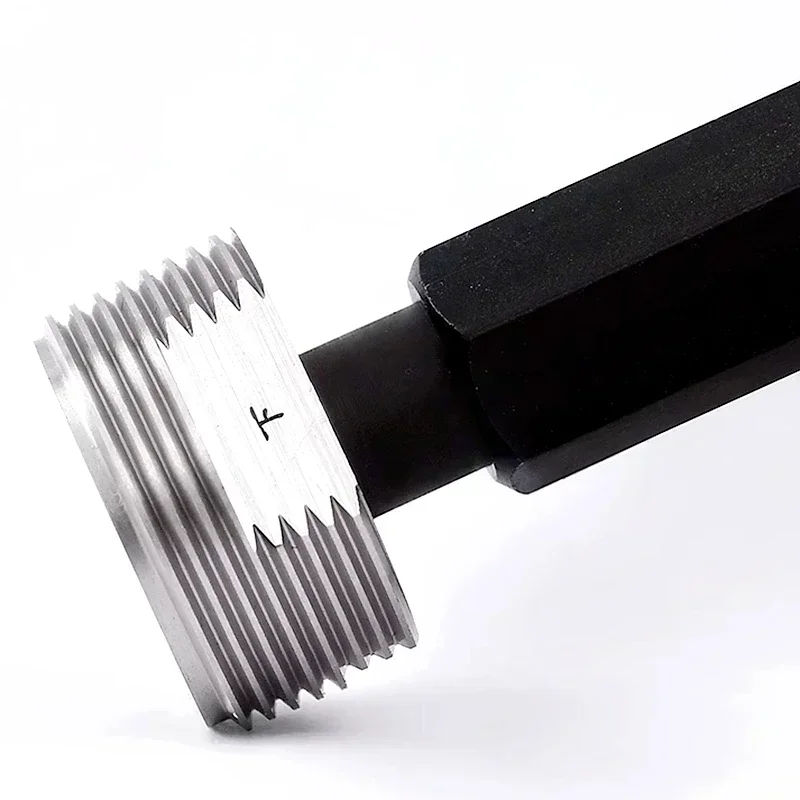 Imagem -03 - Precisão Parafuso Externo Calibre Ferramenta de Teste Teste de Rosca Tubo Cônico Rosca Rosca Rosca Plug Calibre Npt1 Npt1 Npt 4