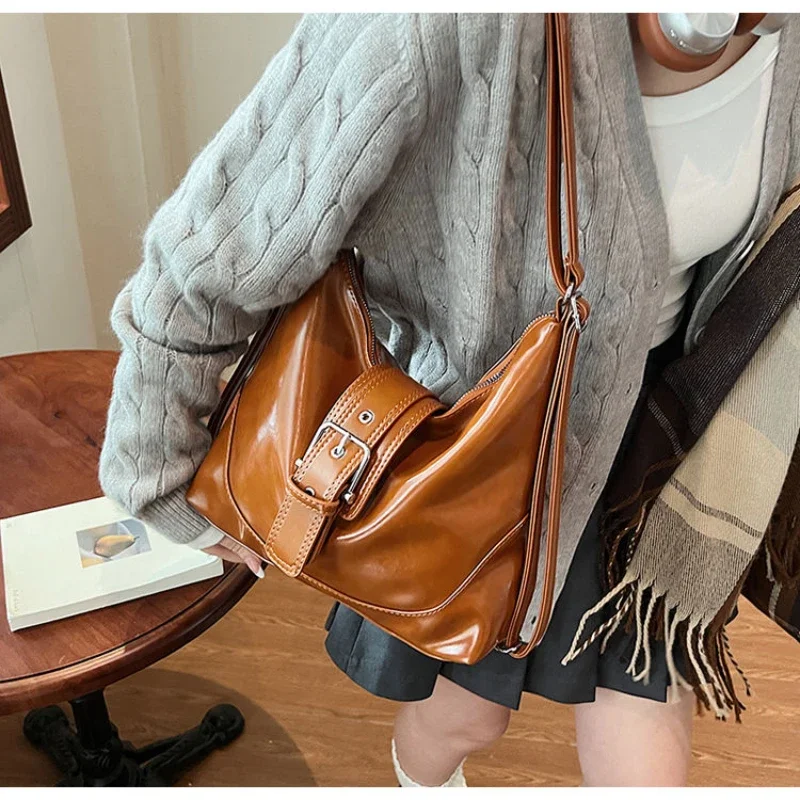 New Fashion Leisure Multi-functional Bag Korean Version Ins Trend All-in-one Shoulder Bag Autumn Winter High-grade Sense Package