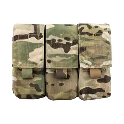 Emersongear For LBT Style M4 Triple Magazine Pouch 556 MOLLE Combat Mag Bag Outdoor Holder Airsoft Hunting Trekking Nylon