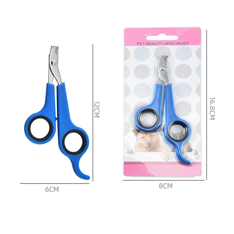 1 PC สแตนเลสสตีลสุนัขแมว Claw เล็บกรรไกรลูกสุนัข Clipper เล็บเครื่องตัด Trimmer PET Toe Grooming ผลิตภัณฑ์เล็บ Clippers