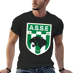 AS Saint-Etienne logo T-Shirt boys animal print plain customs t shirt for men