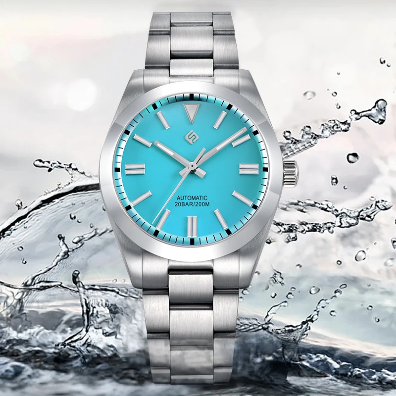 นาฬิกาข้อมือผู้ชาย TERAMI LIGE ระบบจักรกล ดีไซน์หรูหรา เรียบง่าย กระจกแซฟไฟร์ ตัวเรือนสแตนเลส กันน้ำ กลไกญี่ปุ่น NH35