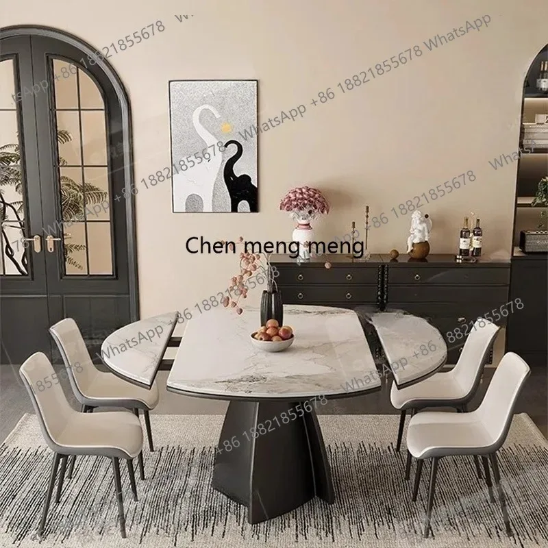E136 Nordic Extendable Dining Table Set