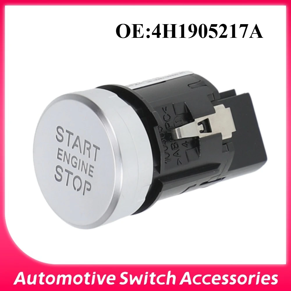4H1905217A 6PINS Car One Key Start Switch Button Start Stop Button for Audi A8 D4 Quattro S8 Engine Ignition Switch
