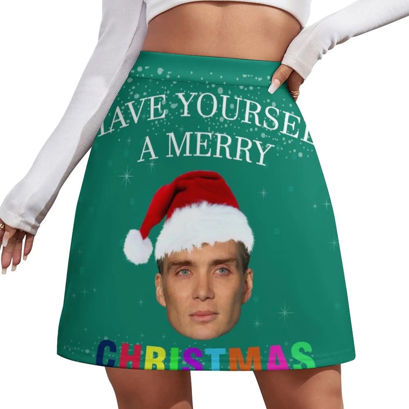 Have Yourself a Merry Christmas Mini Skirt luxury clothes women clothes for woman Clothes for summer