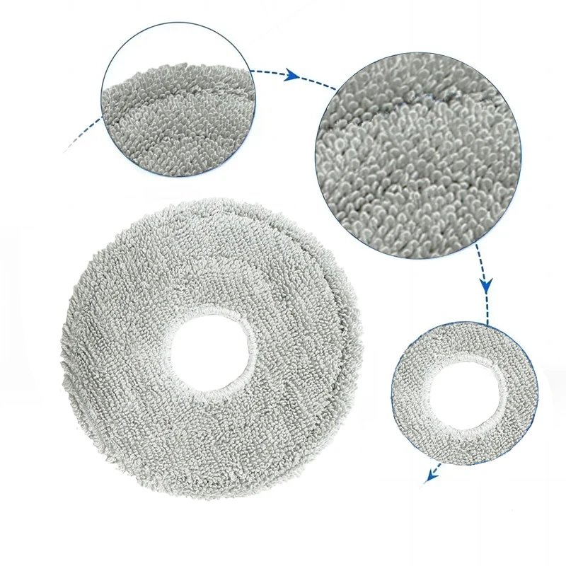 Mopptuch kompatibel mit Dreame Roboterstaubsaugern, 13,6 cm, 24 Stück/36 Stück, Zubehör für Roboterstaubsauger, Mopptuch-Pads – Detail 5