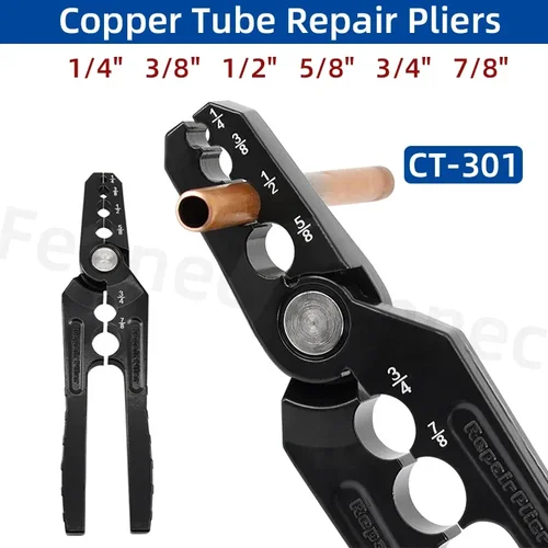 CT-301 구리 튜브 수리 플라이어, 복합 라운더 및 플랫 접이식 튜브 수리, 라운드 플라이어 도구, 다목적 수리 플라이어 Best5 CT-301 구리 튜브 수리 플라이어, 복합 라운더 및 플랫 접이식 튜브 수리, 라운드 플라이어 도구, 다목적 수리 플라이어 Best5