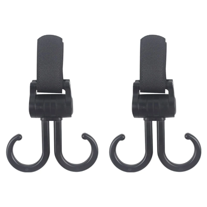 

Baby Stroller Hooks Mommy Bag Hooks for Hanging- Diaper Bags Purse Stroller Hook QX2D