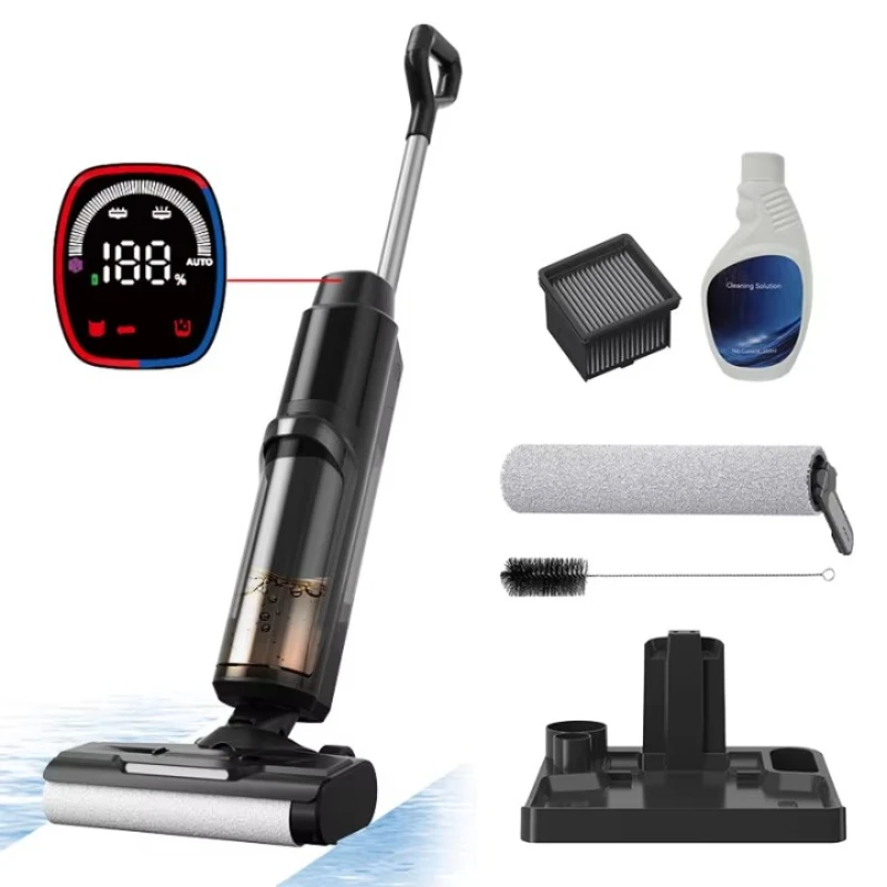 

Dry and wet vacuum cleaners and self-cleaning floor cleaners