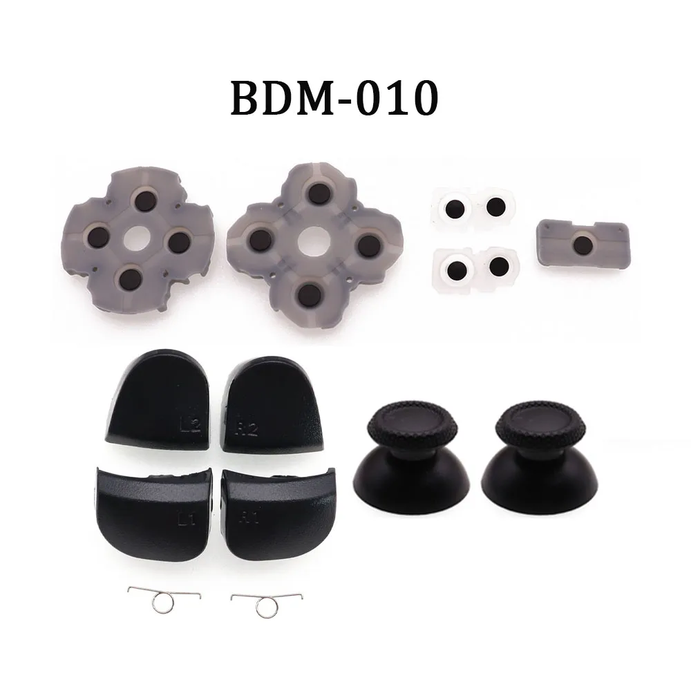 1Set For PS5 R2 L2 L1 R1 Trigger Buttons Kit for Sony PS5 V1 V2 V3 BDM-010 020 030 Controller Analog Stick Caps