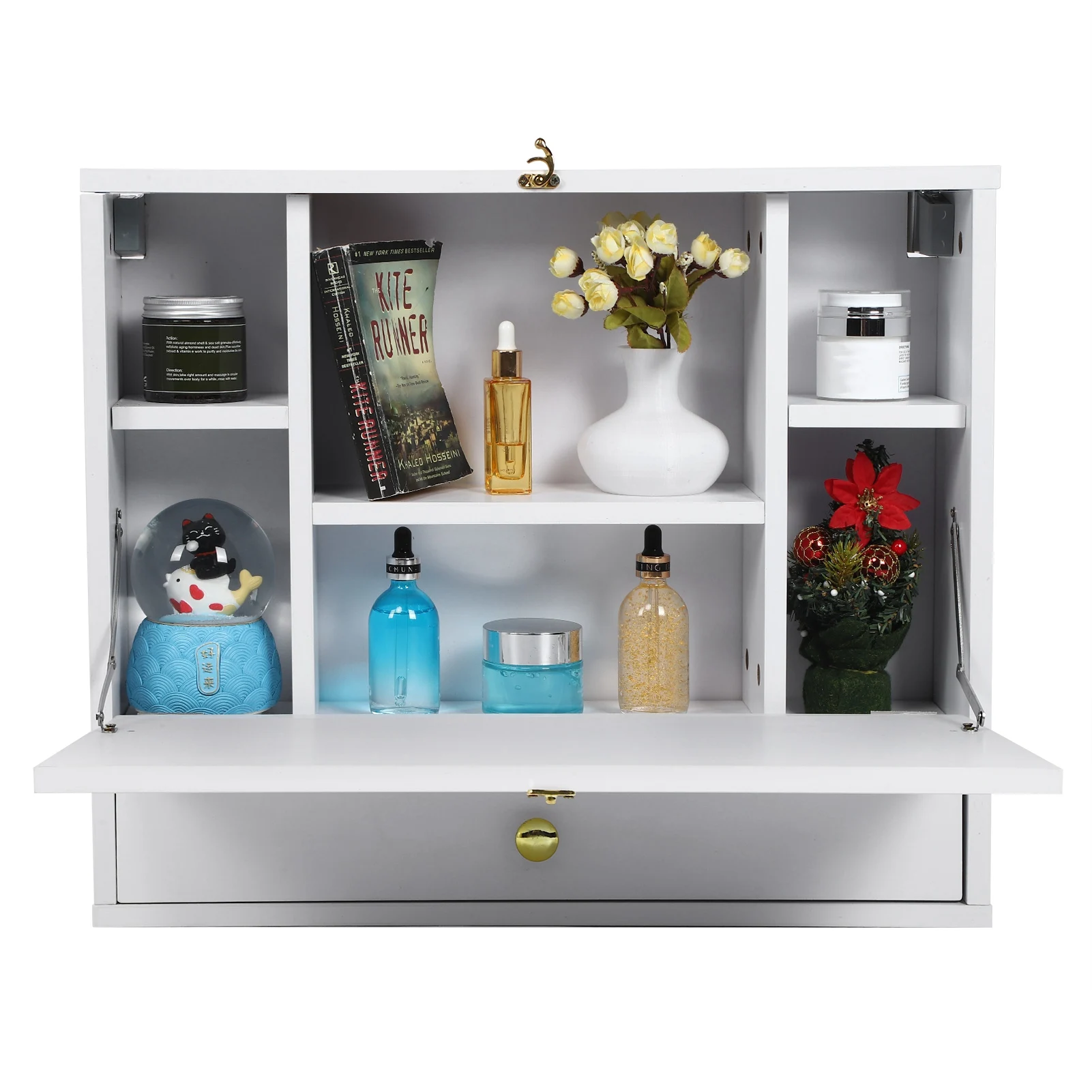 Computerbureau Aan de muur gemonteerd multifunctioneel opvouwbaar laptopbureau Schrijftafel Thuiskantoormeubilair