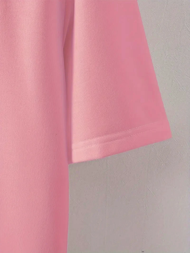 تي شيرت رجالي 100% من القطن الخالص كاجوال فضفاض رياضي هيكل عظمي للنساء وطباعة وردة حمراء برقبة دائرية وأكمام قصيرة #5