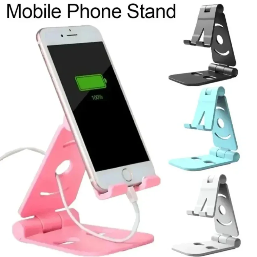 Multi-angle Adjustable Desktop Lazy Phone Bracket Dock Foldable Phone Holder Compatible with iPhone 16 15 14 13 12 Pro Max Xs