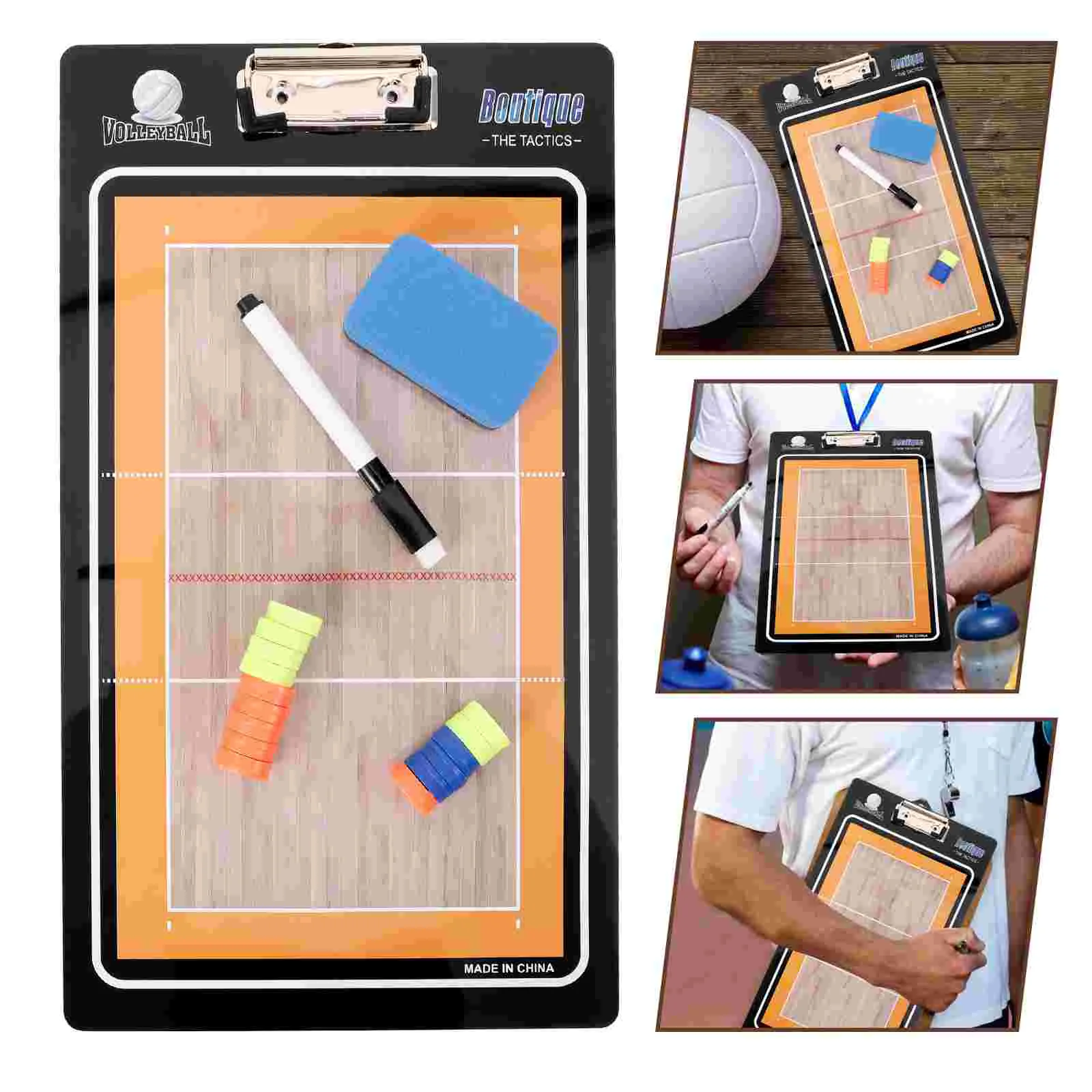 

Football Volleyball Board Basketballs Match Supply Portable Clipboard Volleyballs