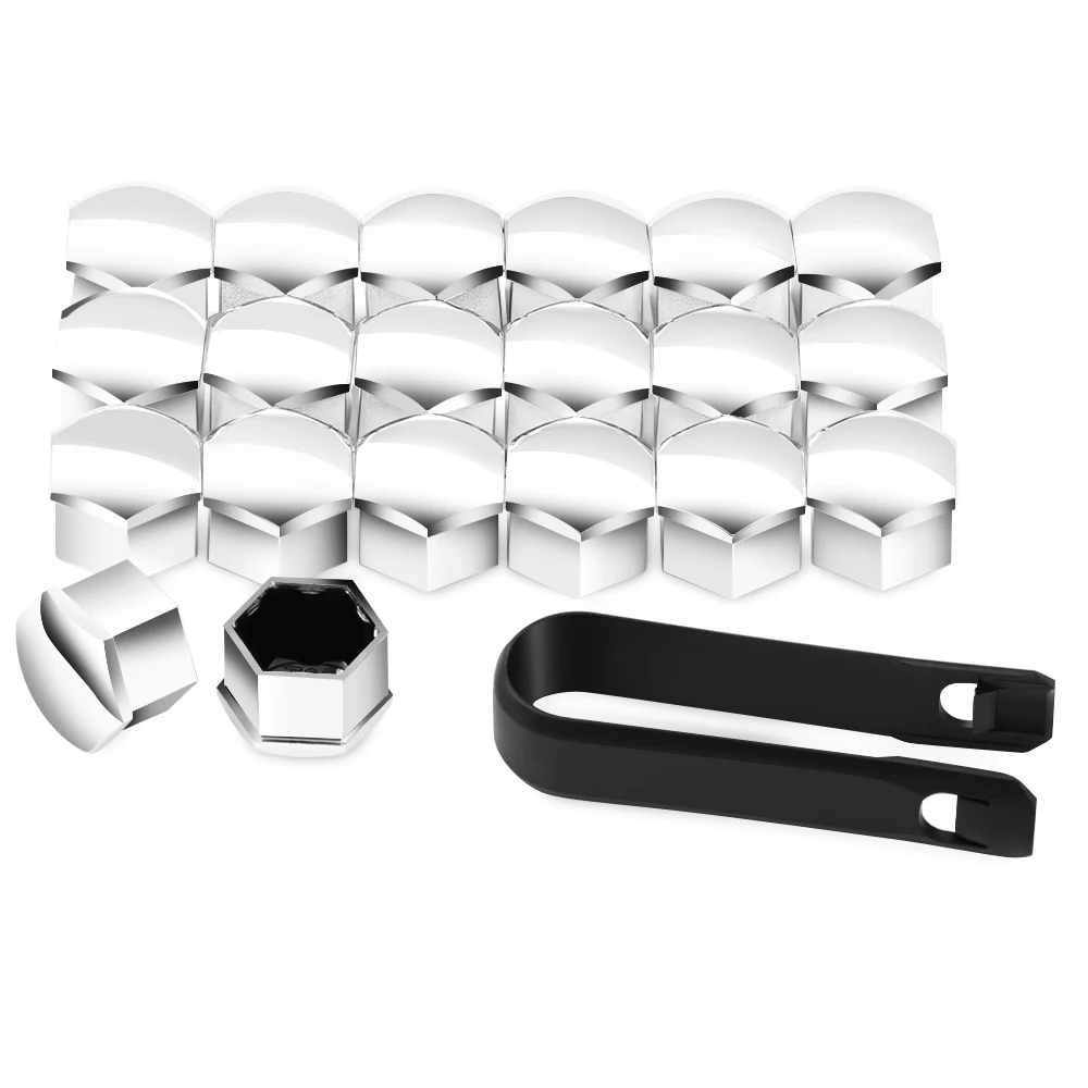 17mm 20 Pieces Car Wheel Nut Caps Protection Cover for Opel Insignia A Astra J H G Combo C Mokka X Corsa E Adam