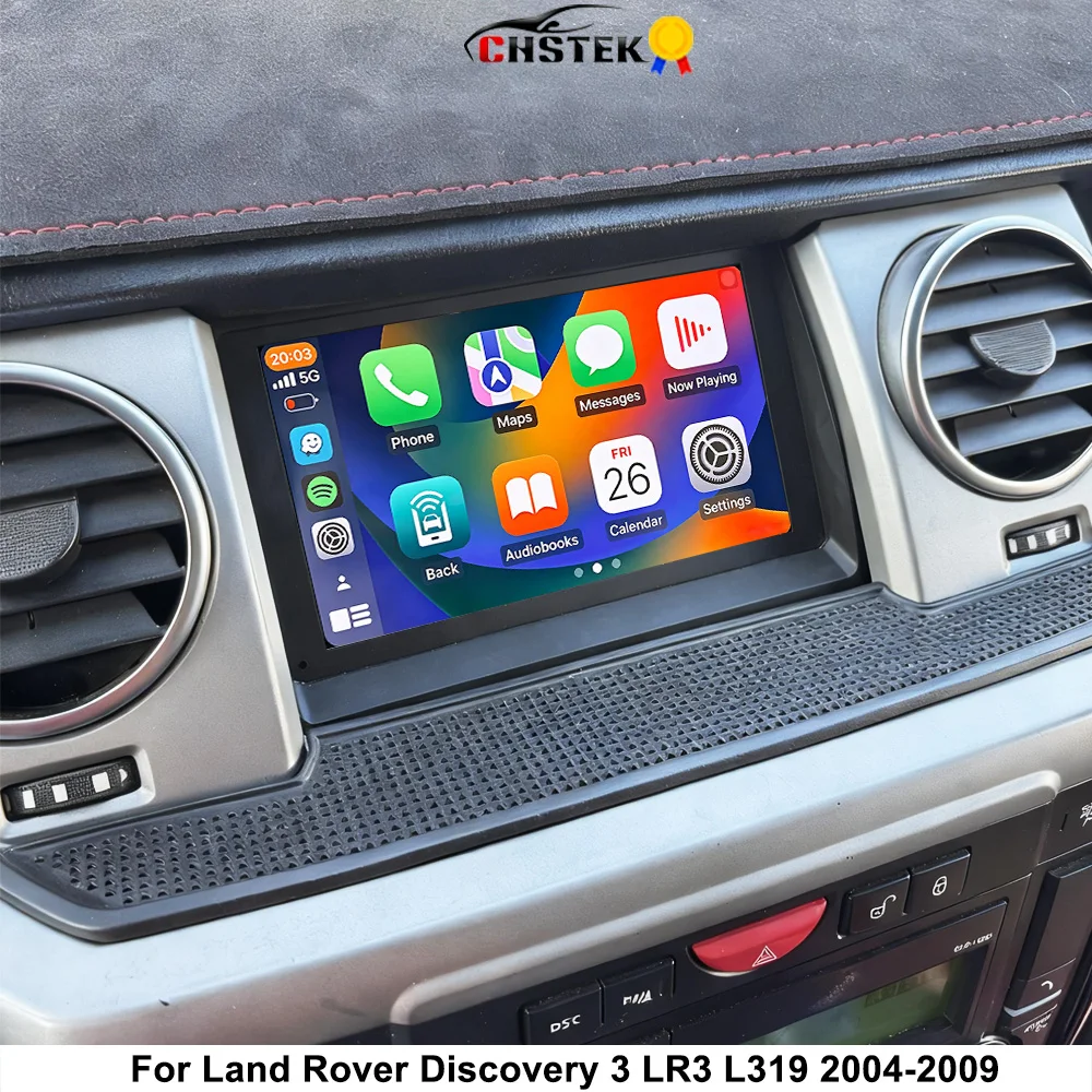 CHSTEK Android 14 Multimedia-Player für Land Rover LR3 Discovery 3 L319 2004-2009 Autoradio Car Stereo Carplay GPS WIFI 4G BT
