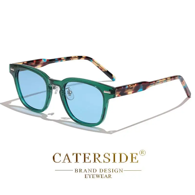 CATERSIDE Retro Quadrat Polarisierte Sonnenbrille Männer TR90 Rahmen Hohe Qualität Sonnenbrille für Frauen Fahren Angeln Party Brillen – Detail 14