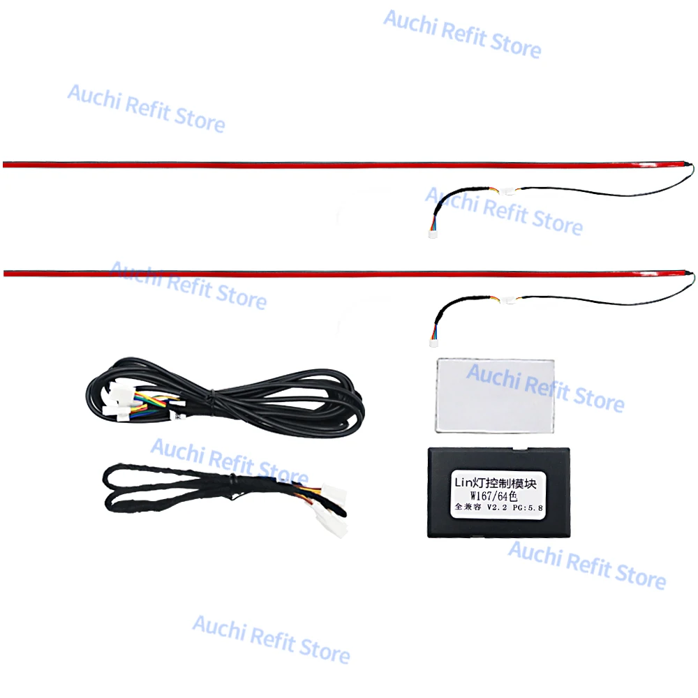 64 Colours LED Skylight Lights For Mercedes Benz W167 GLE GLS AMG GLE53 Car Interior Multicolor Ambient Light Sunroof Lamp Refit