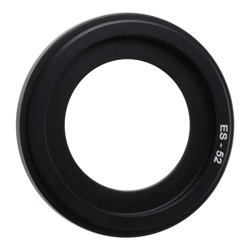 40mm Reversible Lens Hood Shade Fit for EF 40mm 2.8 for STM Lens Replaces ES-52 Hood Tulip Flower Design Black