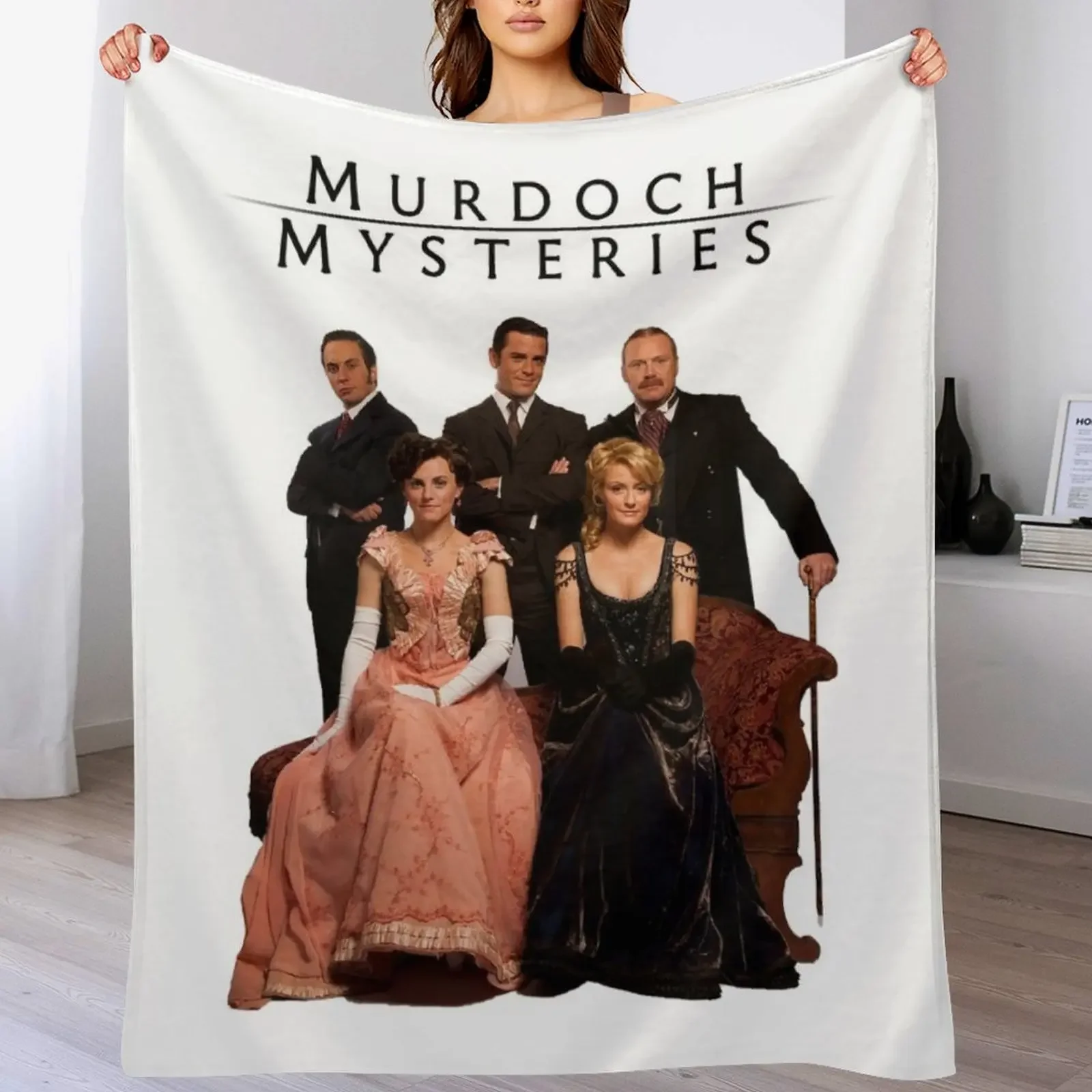 

Murdoch Mysteries Design Throw Blanket Lightweight Warm Blanket for Indoor Outdoor Use