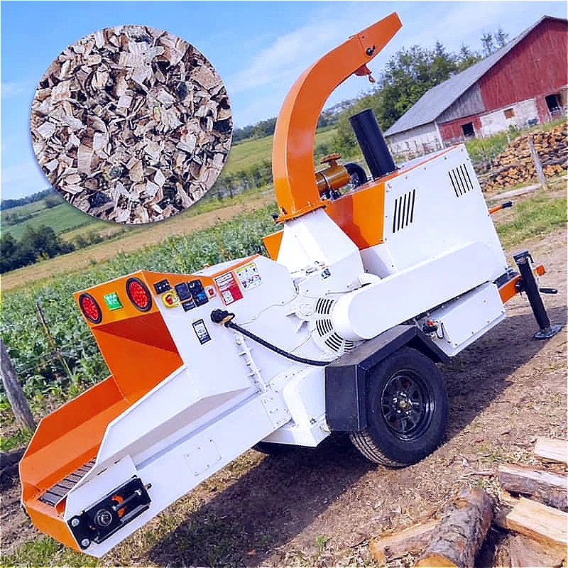 Industrial Hammer Mill Grinder - Trituratore di Rami e Legno, Frantumatore