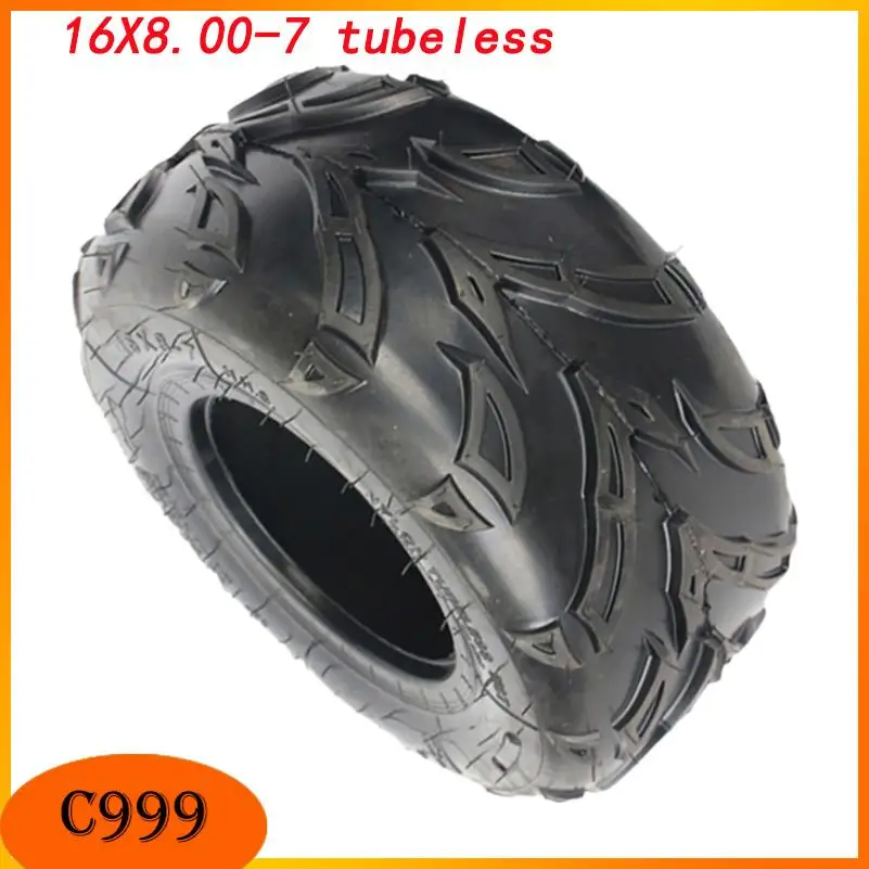 

Шины для квадроциклов 16X8-7 (7 дюймов), 16X8.00-7, дорожные и внедорожные, износостойкие колесные шины