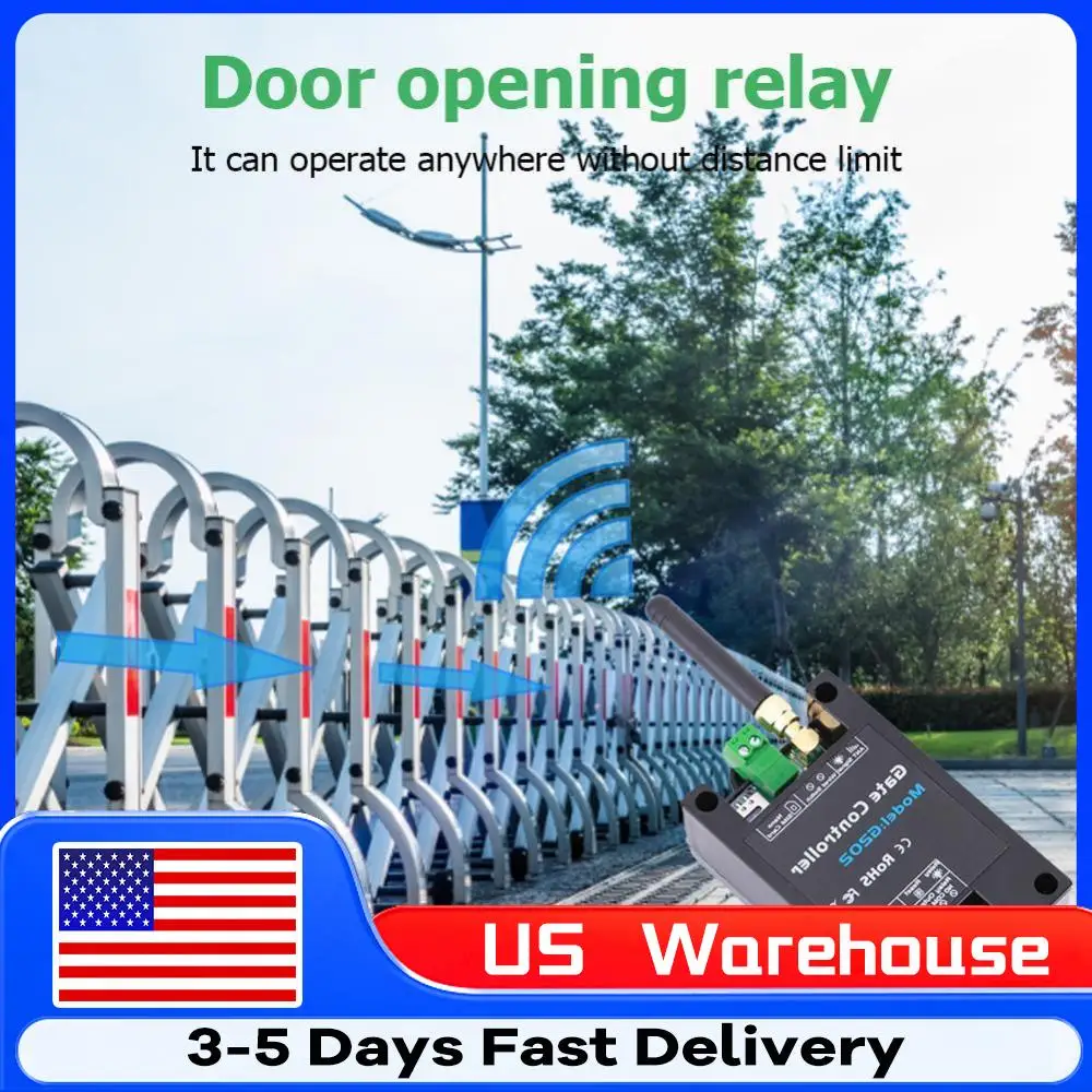 

Беспроводной GSM-контроллер доступа к воротам на 200 пользователей с реле-переключателем для дистанционного управления 2G-устройствами