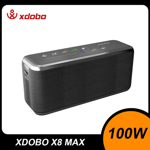 XDOBO X8 Max 100W Super Power Altavoz inalámbrico compatible con Bluetooth TWS Subwoofer Power Bank Función Soporte USB/TF/AUX