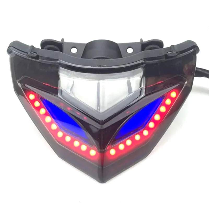 

AW-For Kawasaki Ninja 300 LED Rear Tail Light With Integrated Red Brake Light & Turn Signals Lights