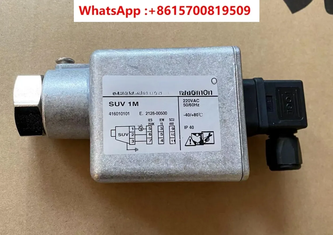 

Burner Nozzle UV Flame Detection UV Probe SUV1L