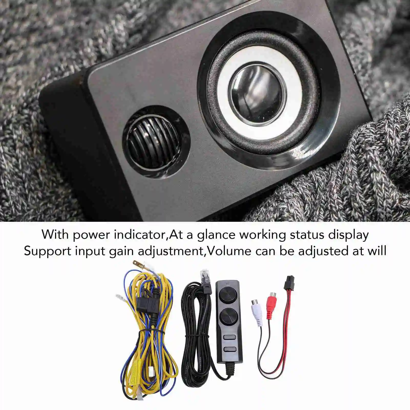 Car Speaker Wire Control Wire Control for Pioneer TS-WX130DA Improved Sound Quality Car Stereo Subwoofer Speaker Control Cable