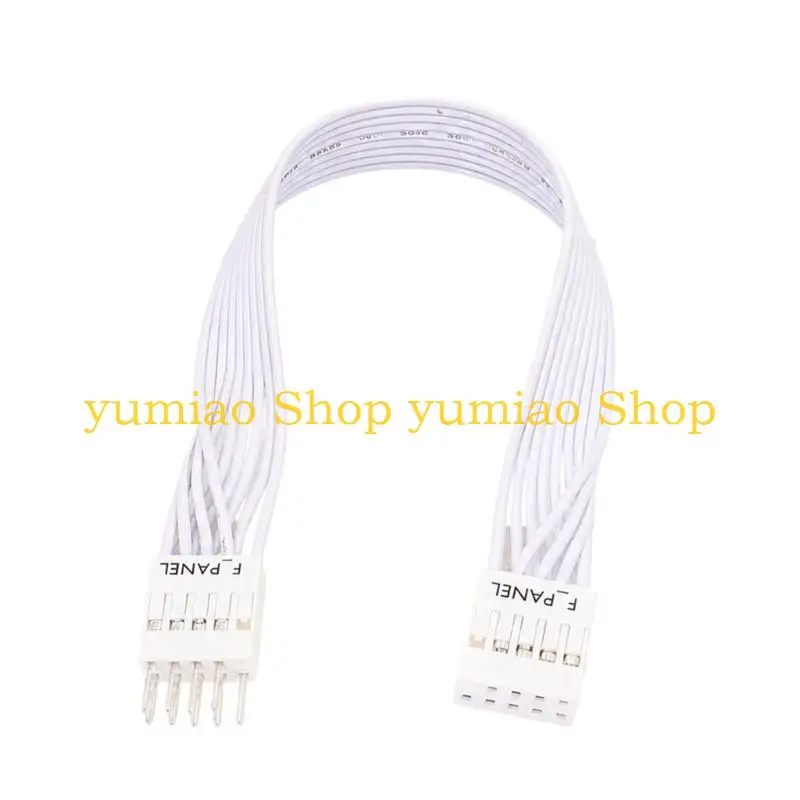 587B Flat 9-Pin F_PANEL Extension Cable for Desktop Repair Work