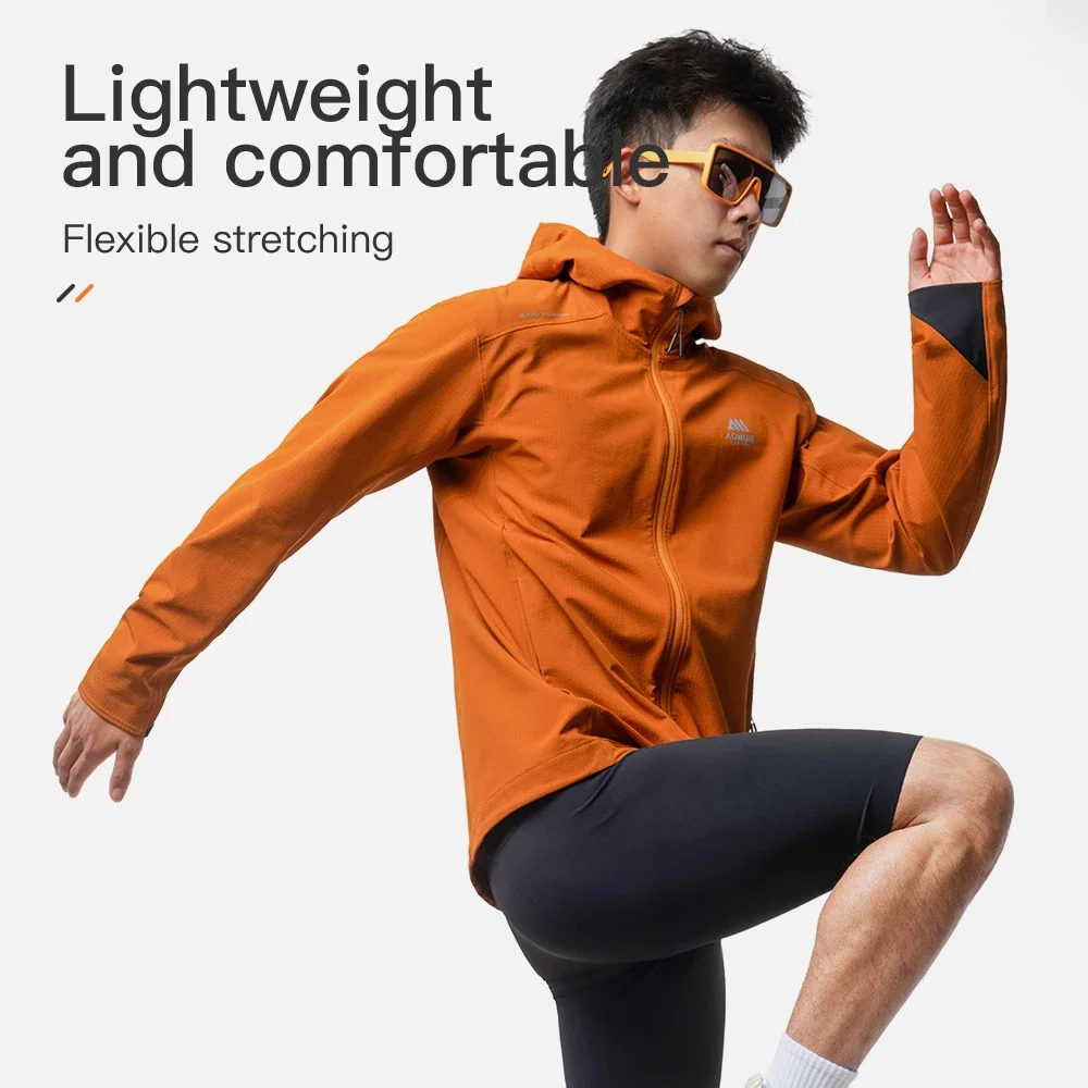 AONIJIE giacca calda da uomo antivento autunno inverno giacche con cappuccio Outdoor idrorepellente per campeggio escursionismo giacca da corsa FM5207