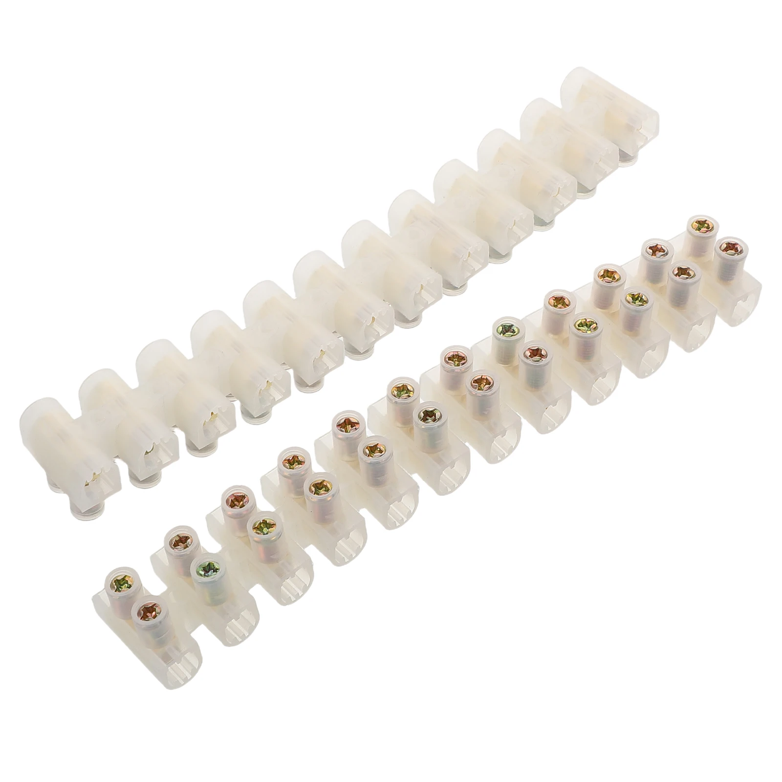 

2pcs Screw Terminal Block 30A Electrical Terminal Strip For Circuit Distribution Wiring Through Type Insulated Connector