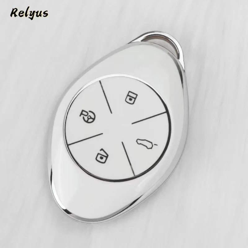 

Fashion TPU Car Key Full Cover Case Shell for Xpeng Xiaopeng G3 460 P7 520 Protective Keyless Fob Accessories