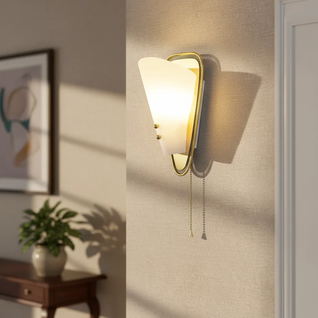 French Medieval Vintage Wall Lamp Design Retro Living Room Hotel Background Bedroom Corridor Zipper Switch Wall Light Home Decor