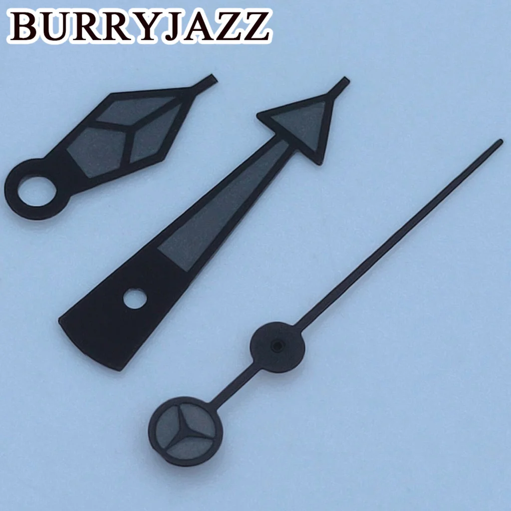 BURRYJAZZ NH35 NH36 NH38 7S26 7S36 4R35 4R36 Watch Hands Black Silver Gold Rose Gold Hands Green Luminous