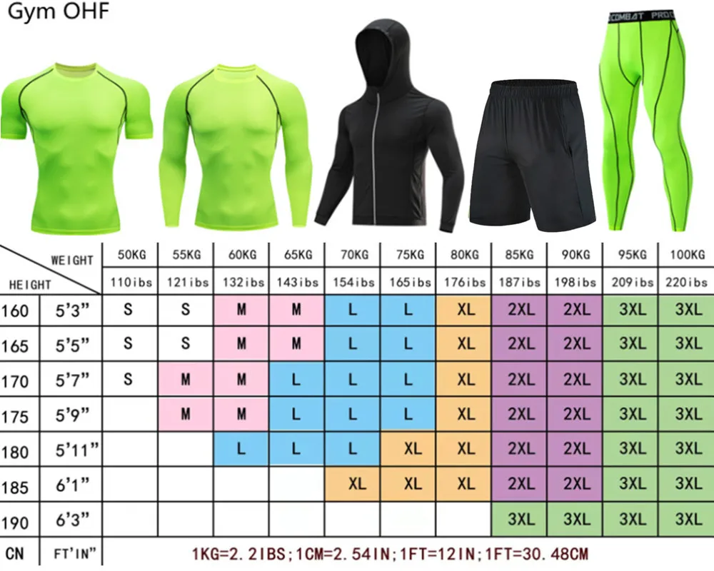 Superher Print Compression Sportswear Suit Men Fitness Gym Sports Sets Tights Training Quick-Dry Running Rashguard Tracksuit Man